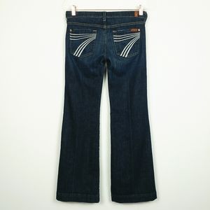 7FAM | Dojo Flare Jeans in Dark Wash
